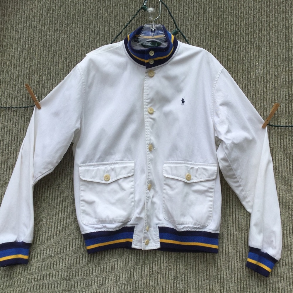 Vintage Polo Ralph Lauren Varsity Bomber Jacket